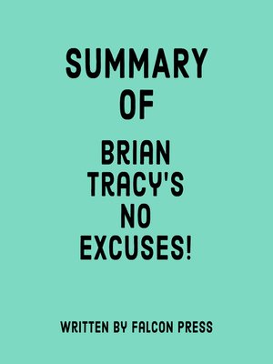 cover image of Summary of Brian Tracy's No Excuses